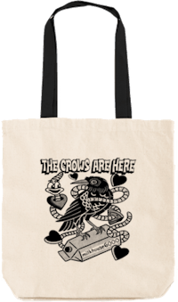 the crows are here tote bag