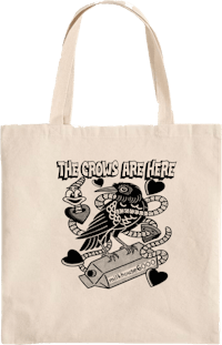 the crows are here tote bag