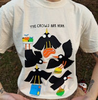 the crows are here tee