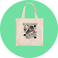 a tote bag with an image of a star wars tote bag